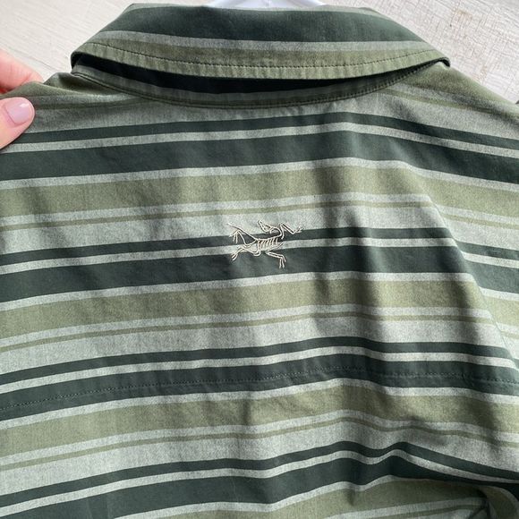 Arc'teryx Brohm Striped Casual Button Down Shirt - Picture 9 of 13